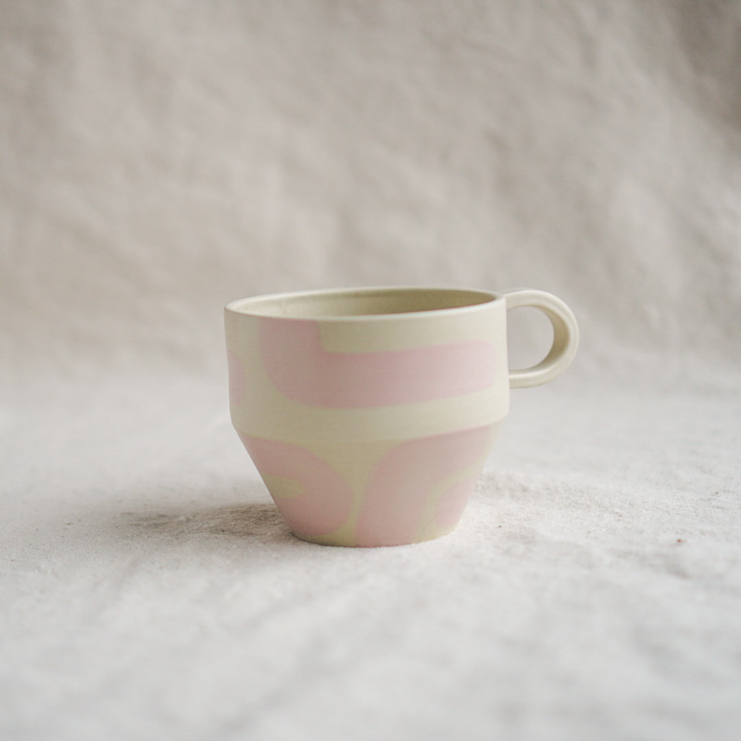 Pink Shapes Mug