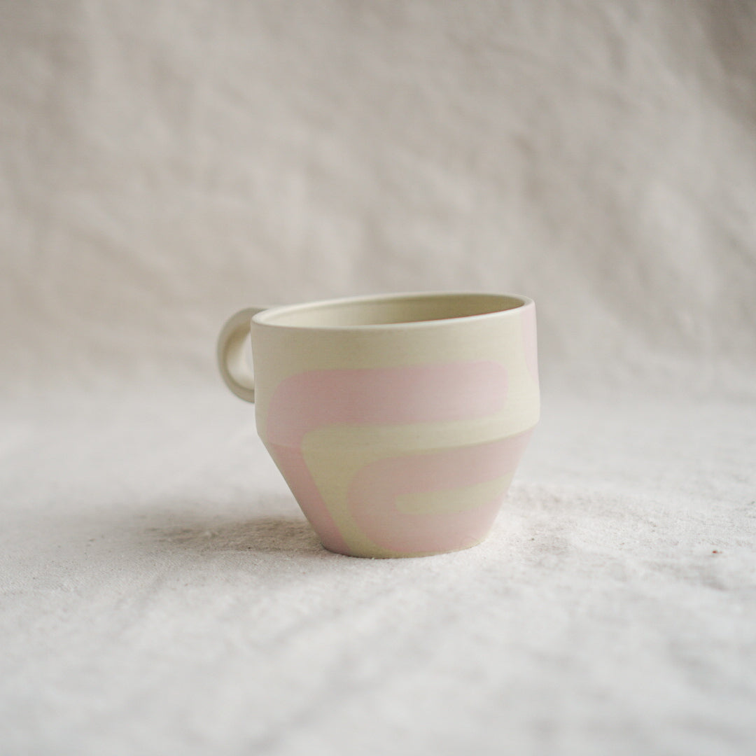 Pink Shapes Mug