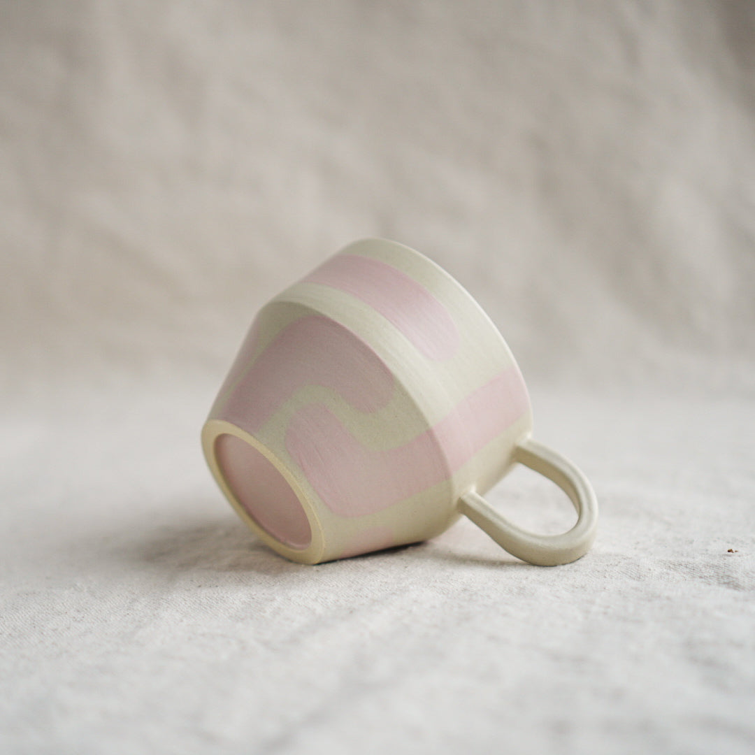 Pink Shapes Mug