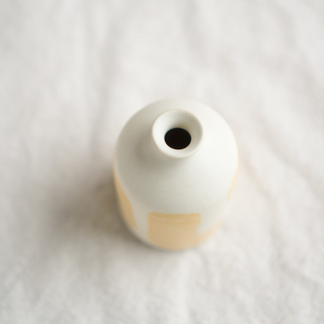 Tiny Bottle Vase- Yellow